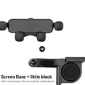 Tesla Model 3/Y Screen Phone Mount: 360° Swivel & Scratch - Free Silicone Protection (Phone Mount) Base+Bracket
