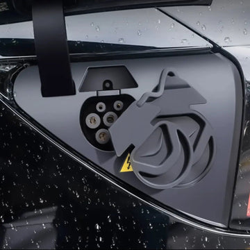Tesla Model Y/ 3 Charging Port Waterproof Cover (Charging Port Cover) black one sizeSilicone