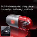 Universal Safety Hammer – Auto Window Breaker for Emergencies (Window Safety Breaker) silvery Stainless Steel Zinc Alloy
